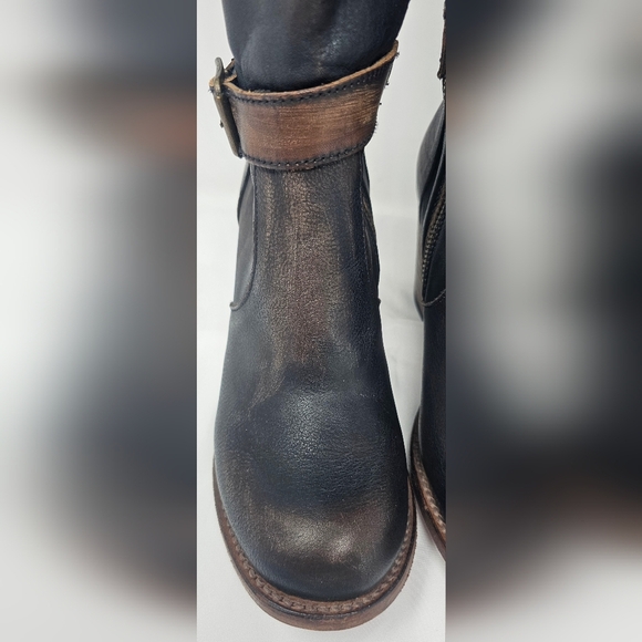 Freebird Women's Holland Distressed Brown Western Round Toe Tall Boots Size 8 - Picture 4 of 16